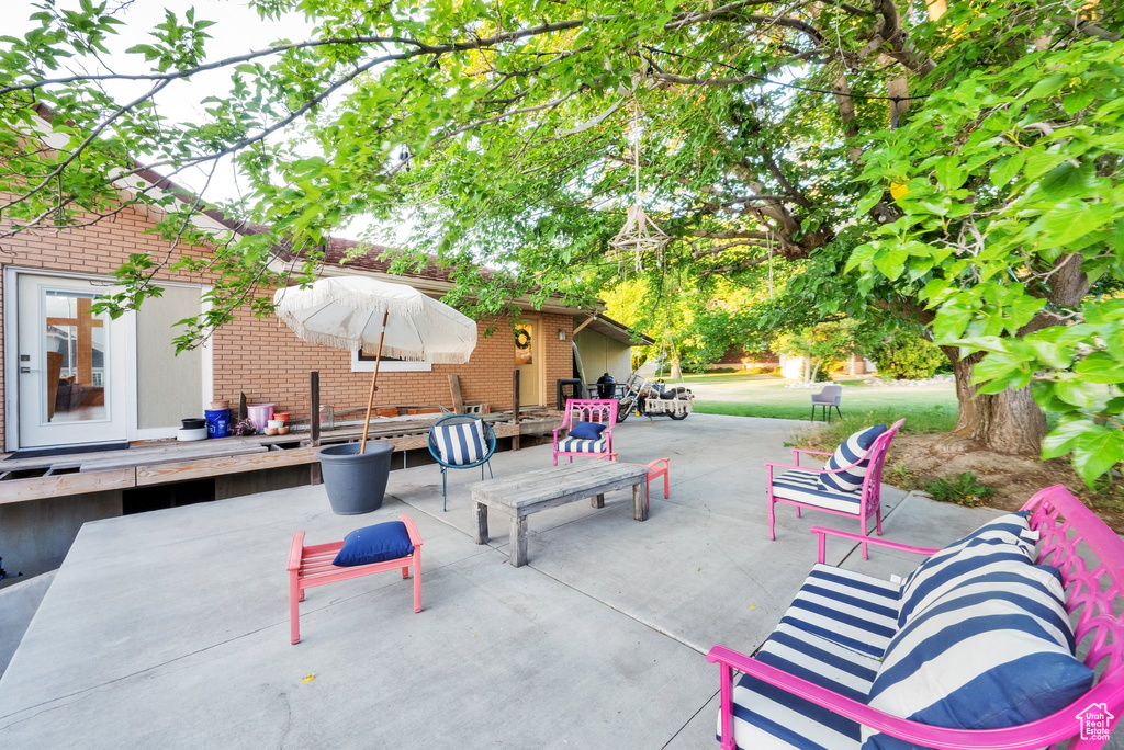 View of patio