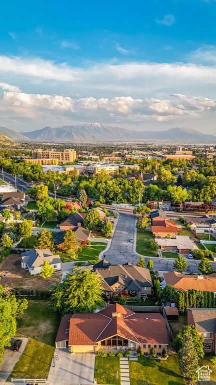 Aerial view of mountains