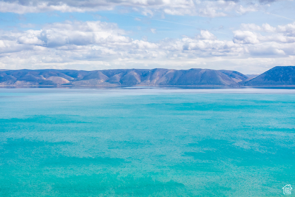 Water view with mountains