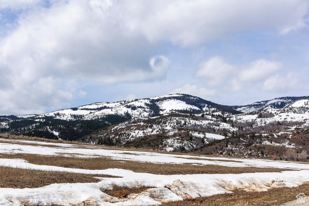 View of mountain background