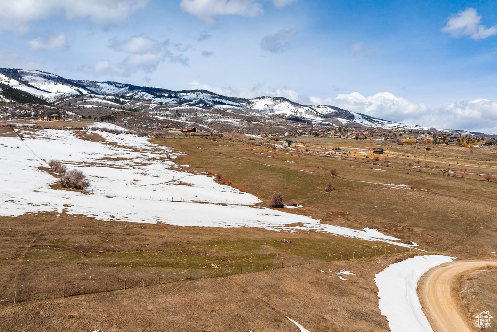 View of mountain background