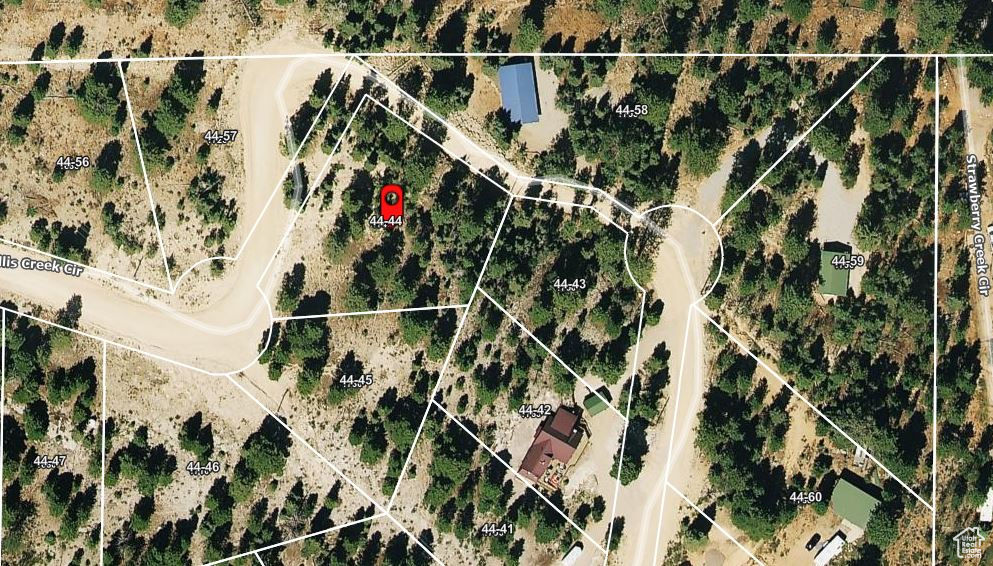 Map / location featuring property boundaries highlighted