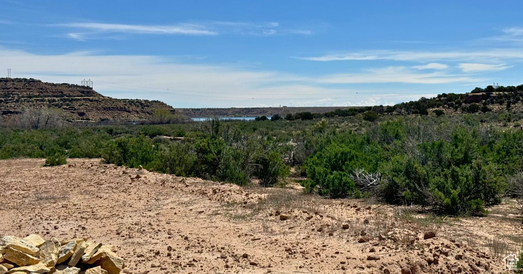 View of mountain background