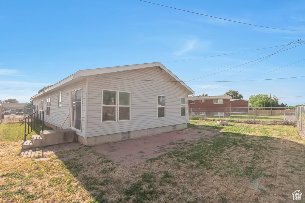 View of rear view of house