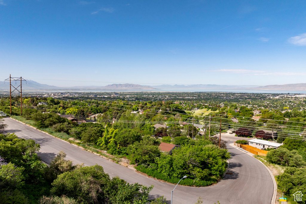 Bird's eye view of mountains