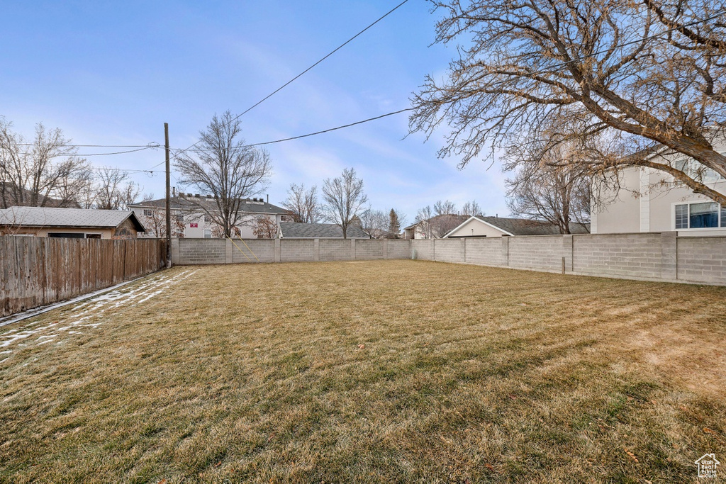 View of yard