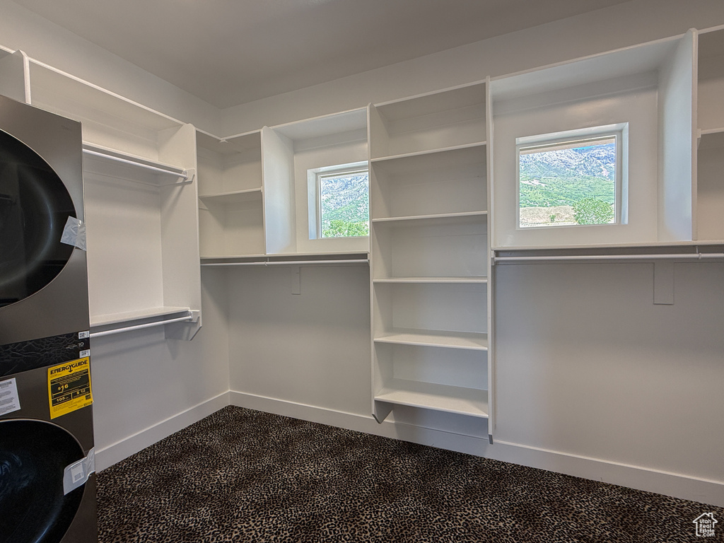 View of spacious closet