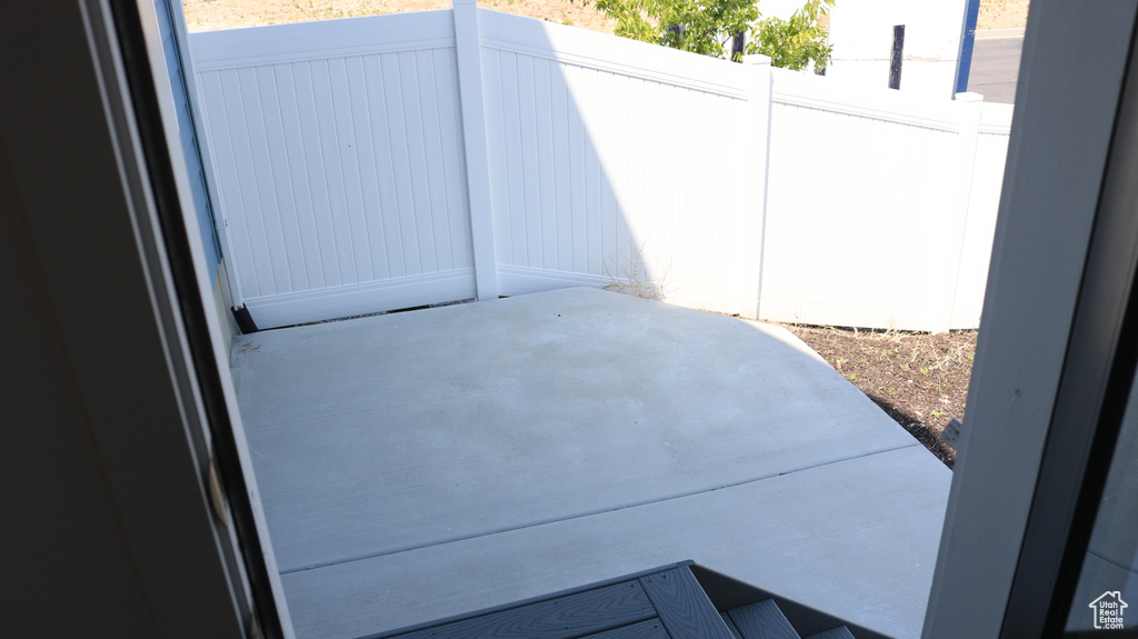 View of patio