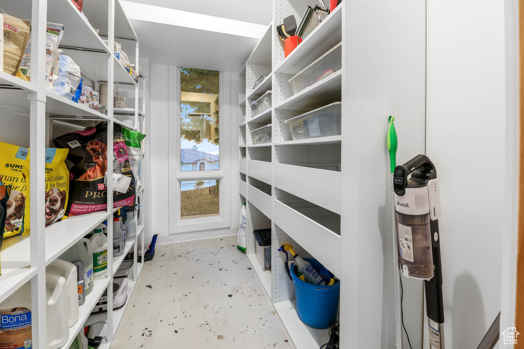 View of storage area