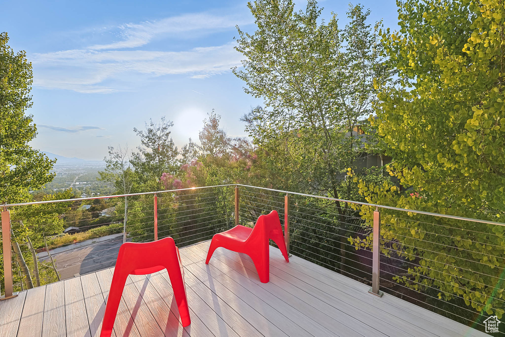 View of deck