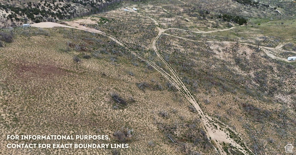 Aerial view of property and surrounding area