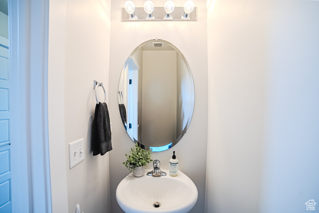 Bathroom featuring a sink