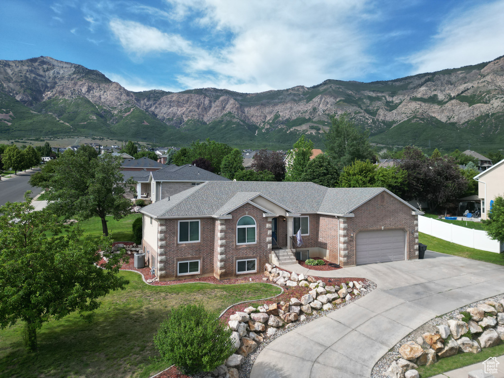 View of mountain background
