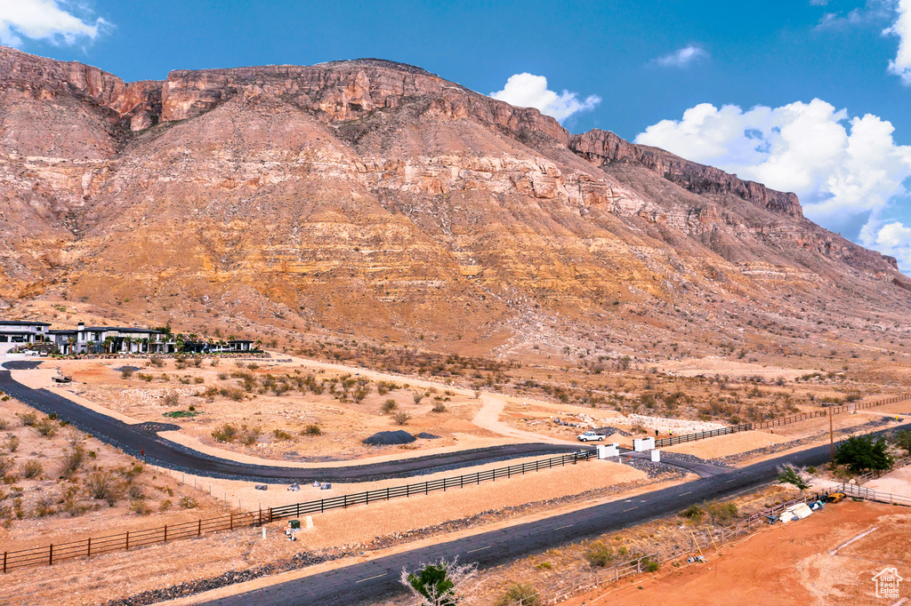 View of mountain background