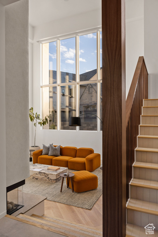 View of stairs