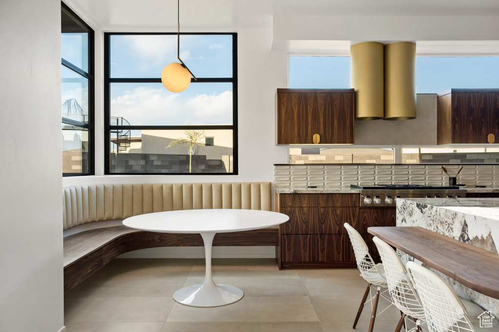 Dining room featuring breakfast area