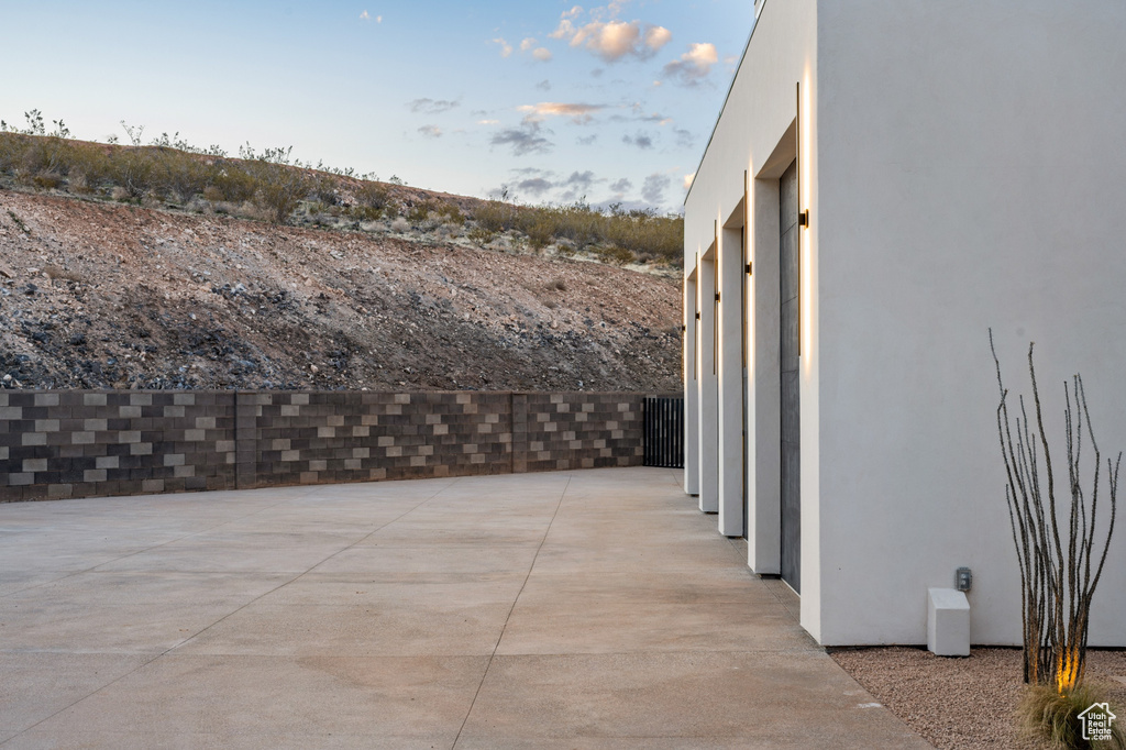 View of patio