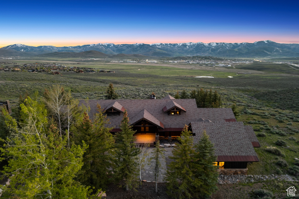 View of mountain backdrop