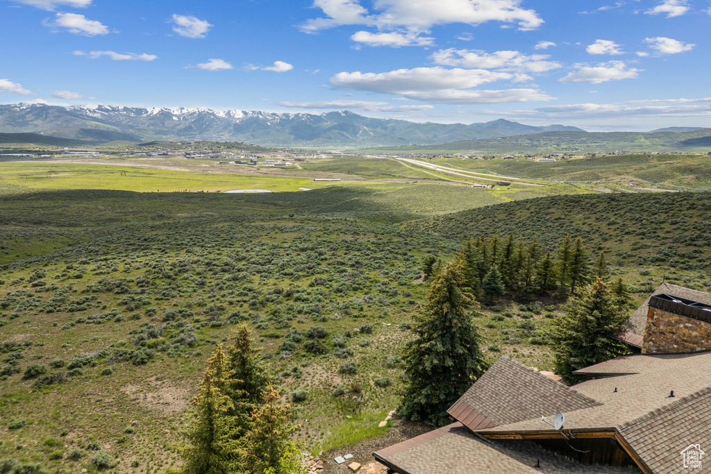 View of mountain backdrop
