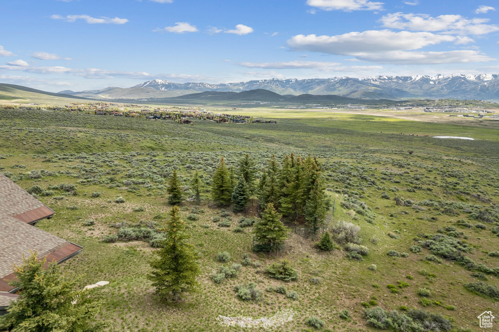 View of mountain backdrop