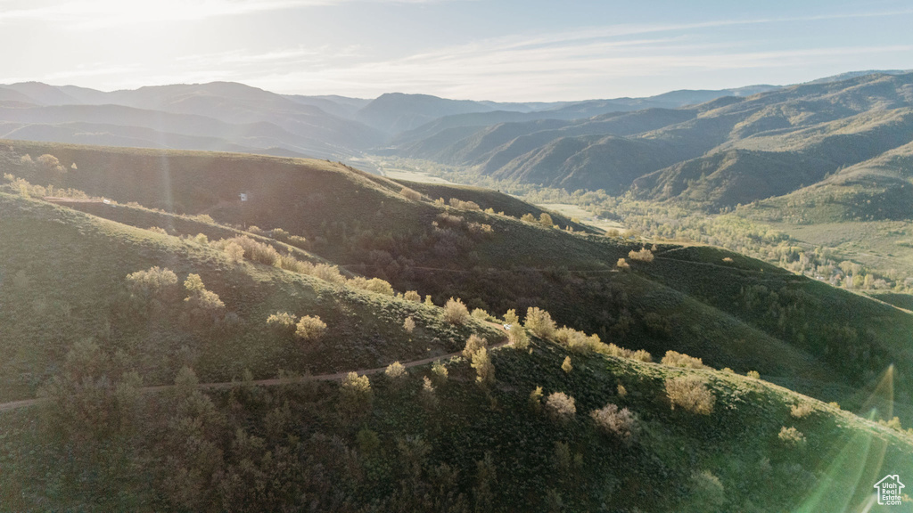 View of mountain background