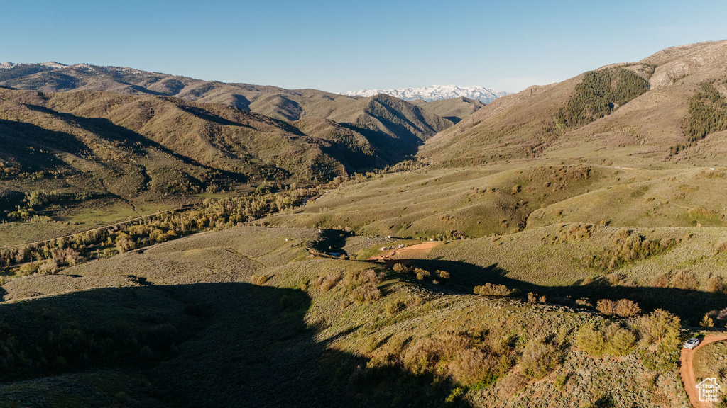 View of mountain background