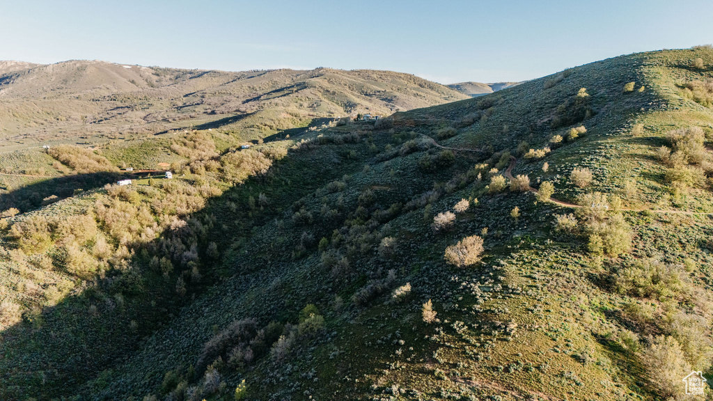 View of mountain background