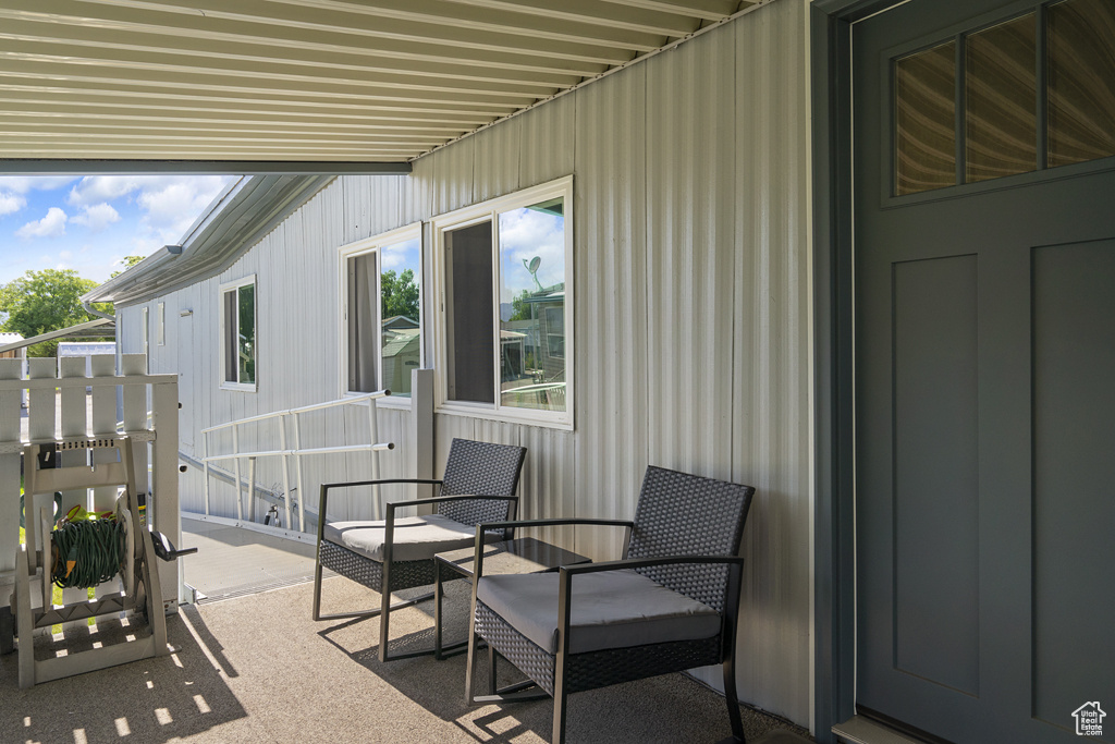 View of patio