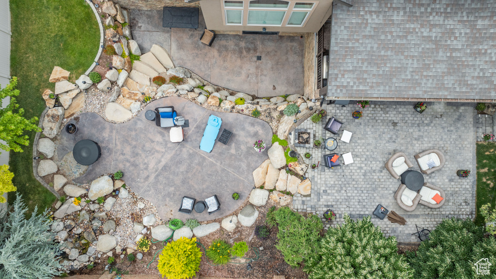 Aerial overview of property\'s location