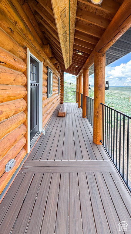 View of deck