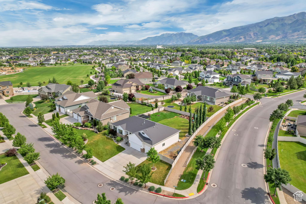 View of property location with nearby suburban area and a mountainous background