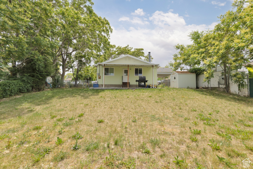View of rear view of house