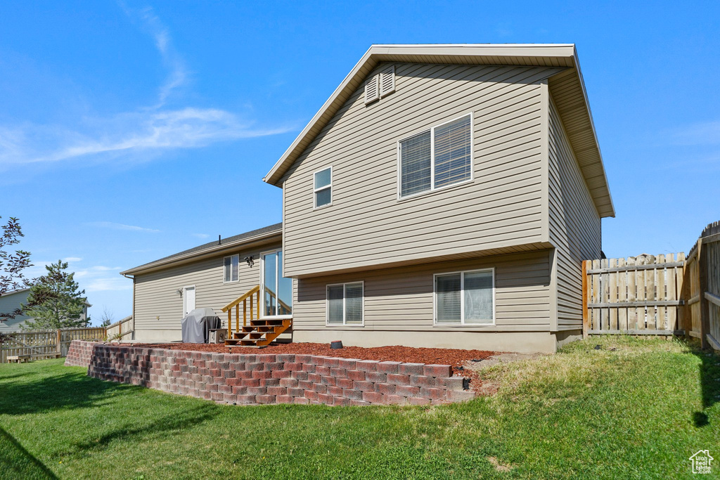 View of rear view of house