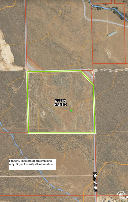 Map / location with property boundaries highlighted