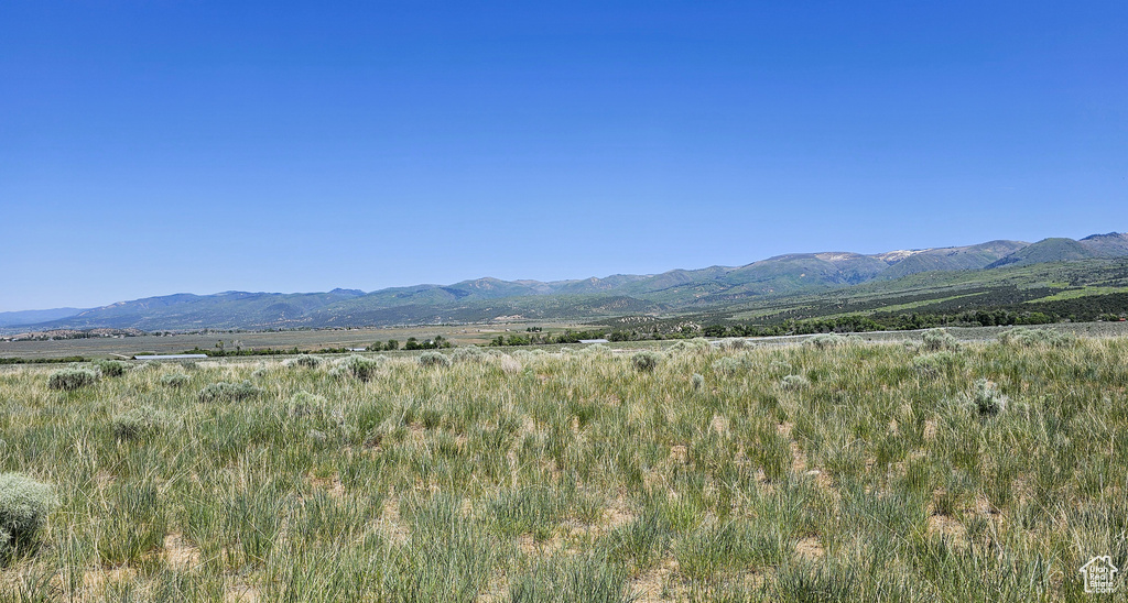 View of mountain background
