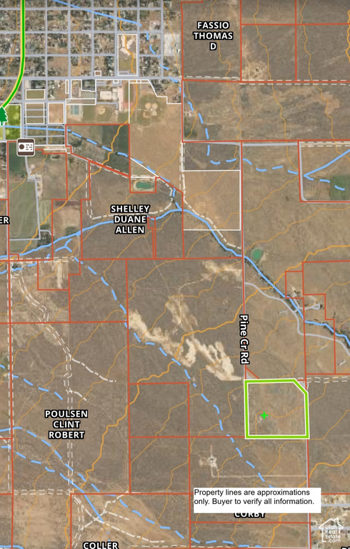 Aerial view of property\'s location