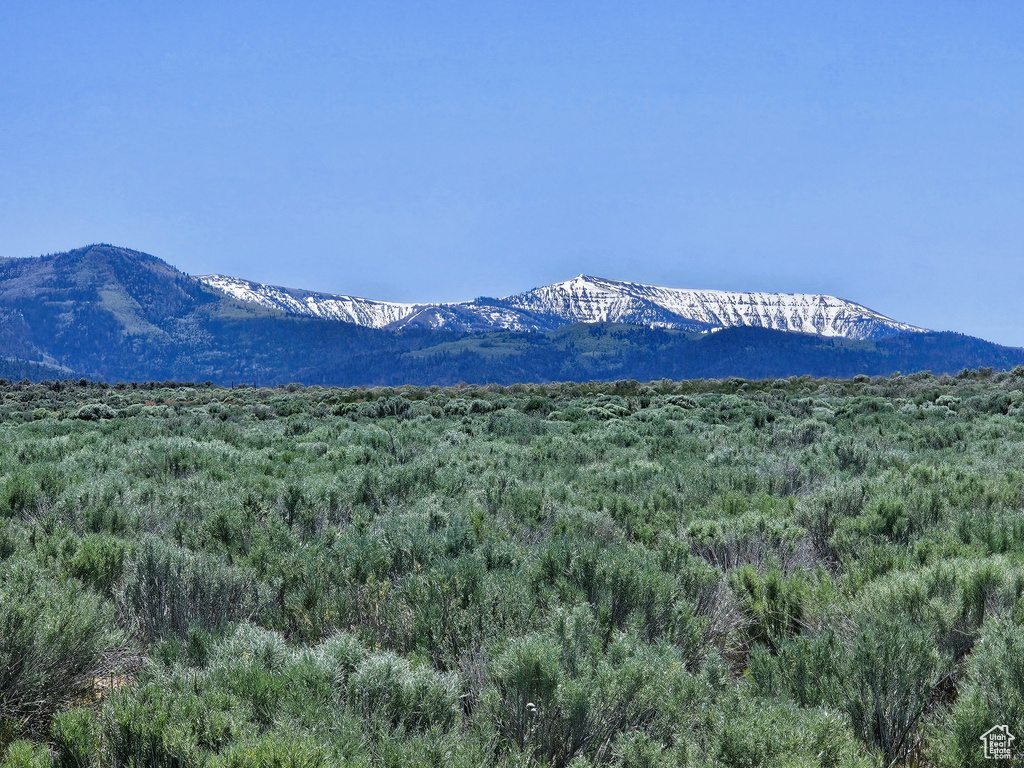 View of mountain backdrop
