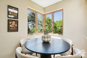 View of dining space