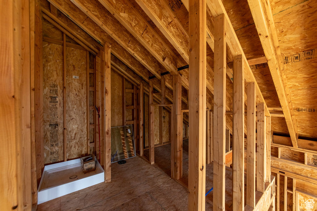 View of attic