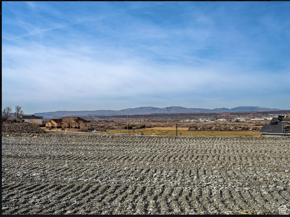 View of mountain background