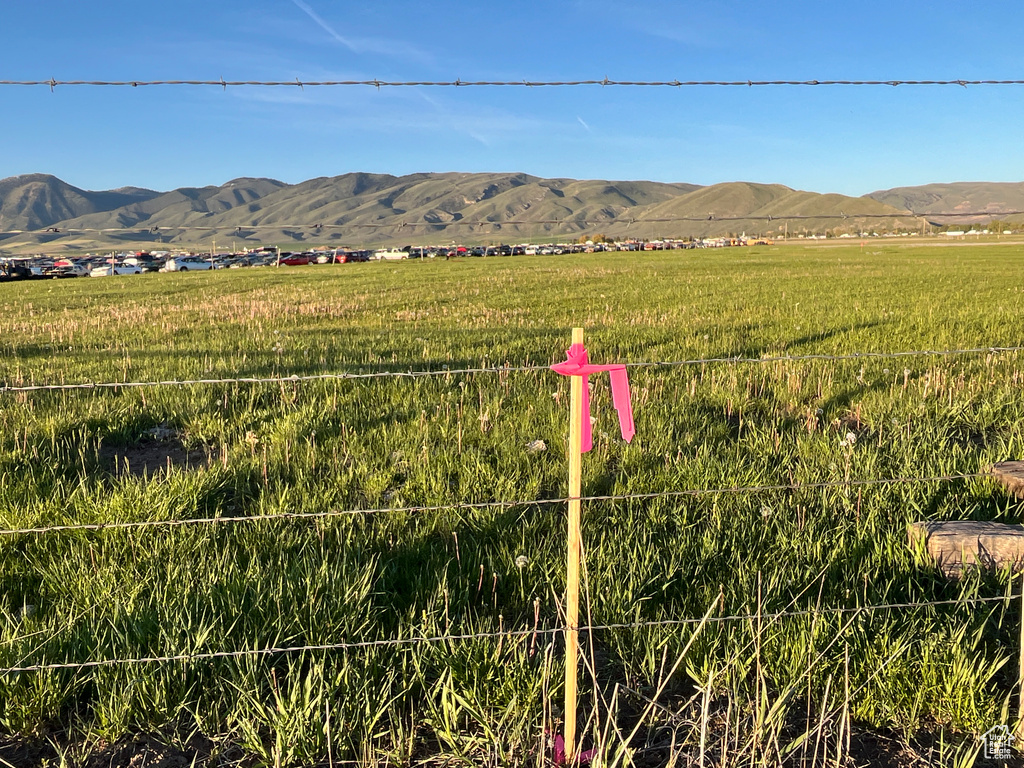 Mountain view featuring rural landscape