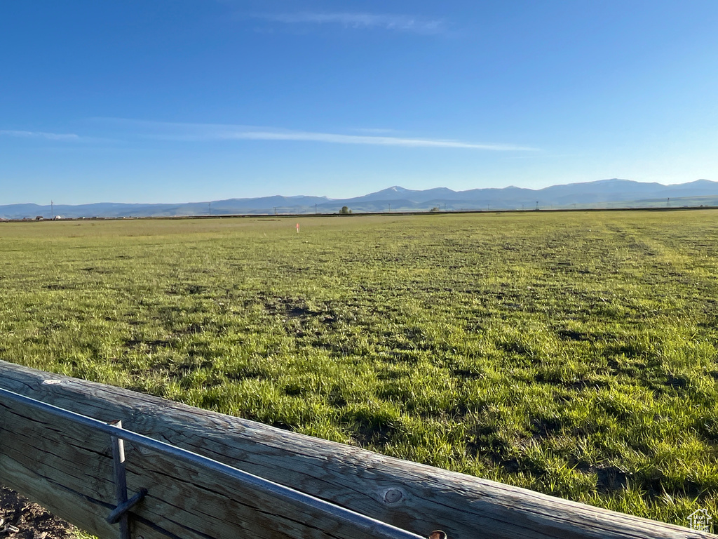 Mountain view featuring rural landscape