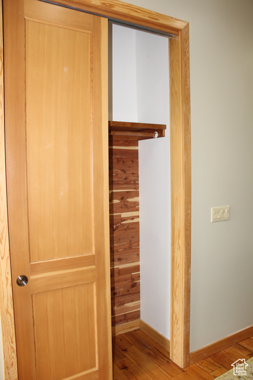 View of closet