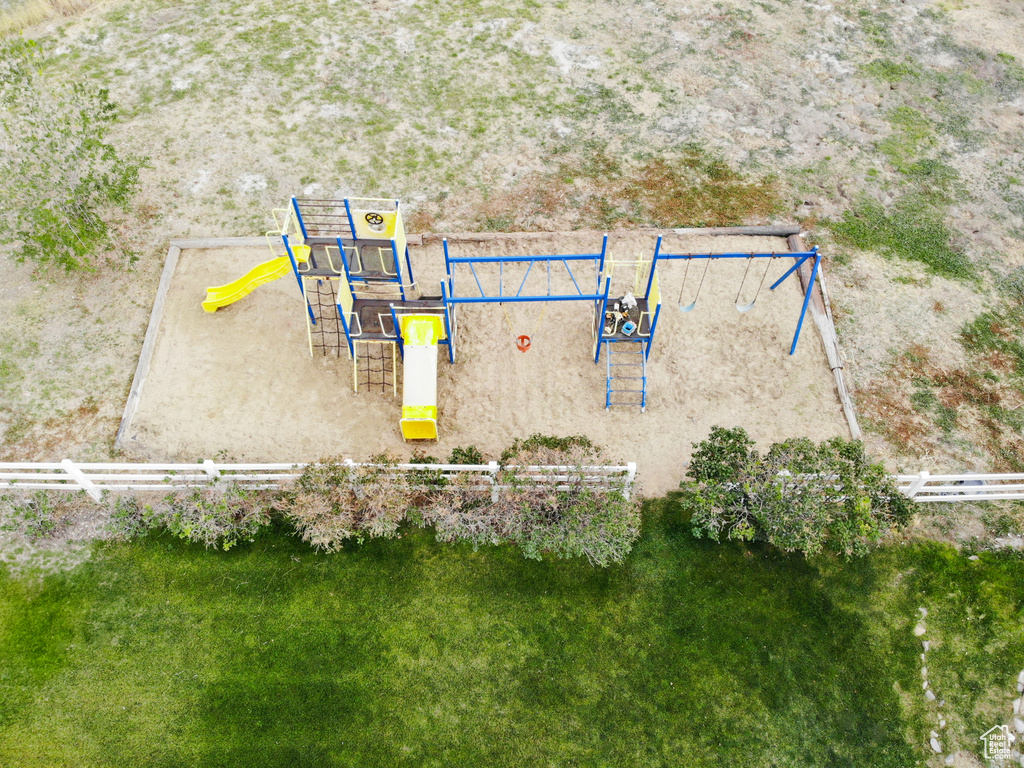 View of community jungle gym
