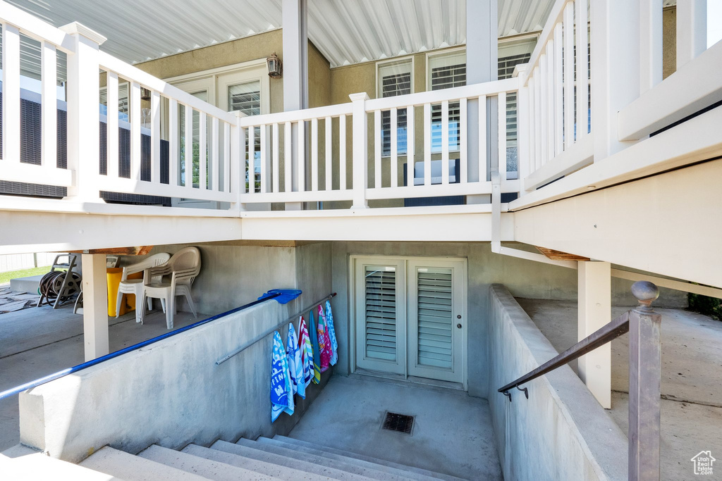View of staircase