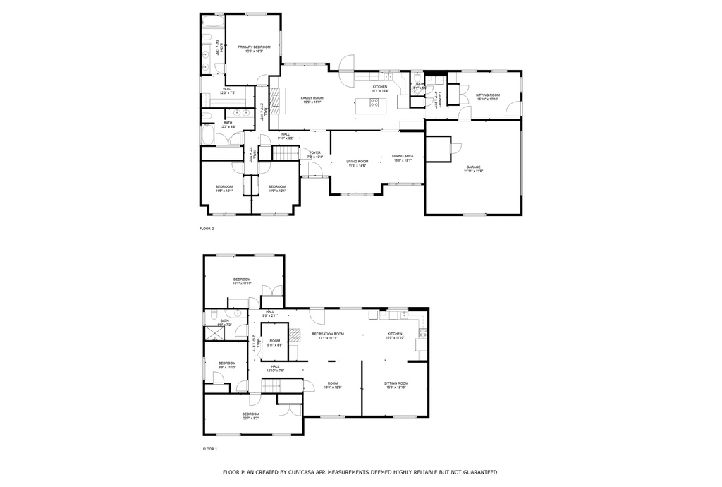 View of home floor plan