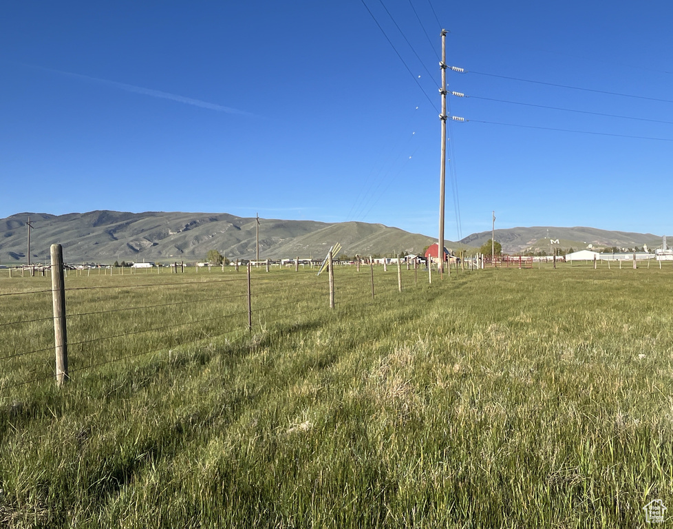 Mountain view featuring rural landscape