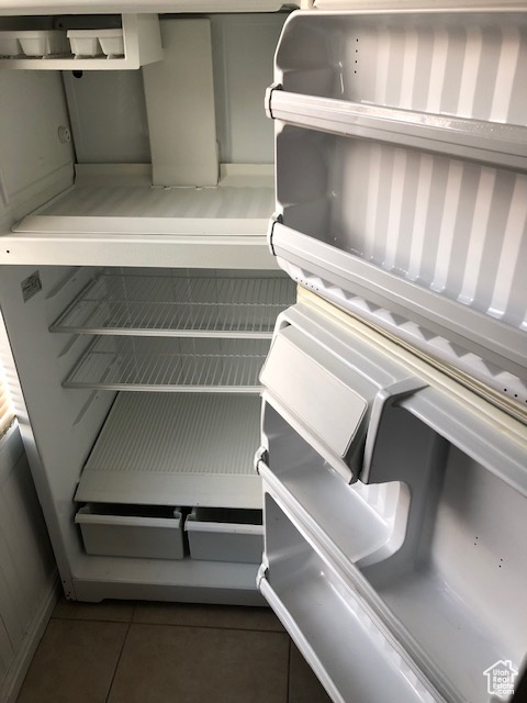 Detailed view of refrigerator