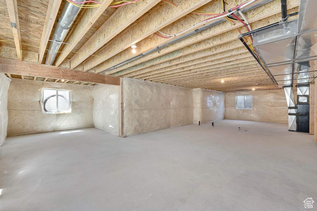 Below grade area with plenty of natural light