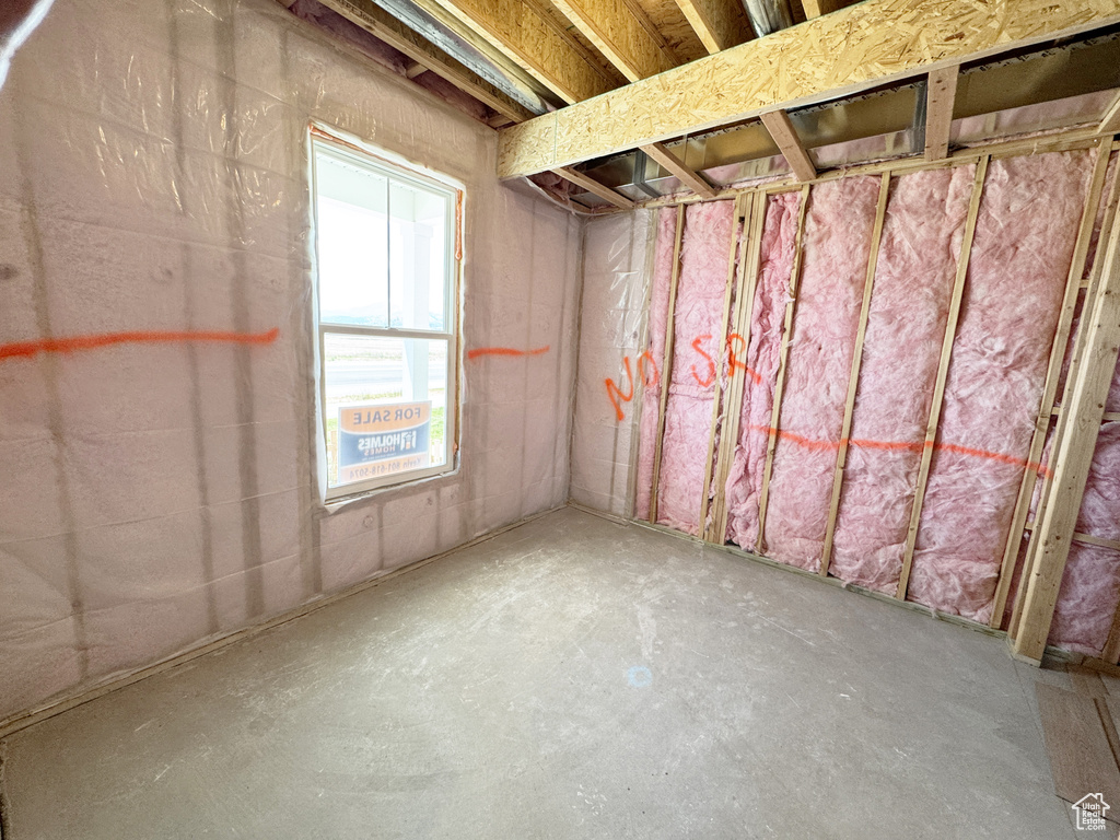View of basement